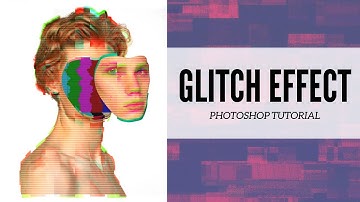 How to create a glitch effect - Photoshop tutorial - Poster Design