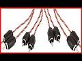 Stinger SI4417 4 Channel RCA Interconnect Cable Superior Sound and Easy Installation