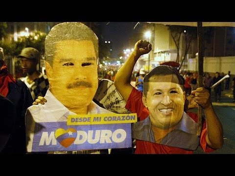 Николас Мадуро празднует победу
