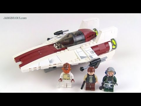 🔄 Lego Star Wars 2013 A-wing Starfighter Review! 75003 Re Upload
