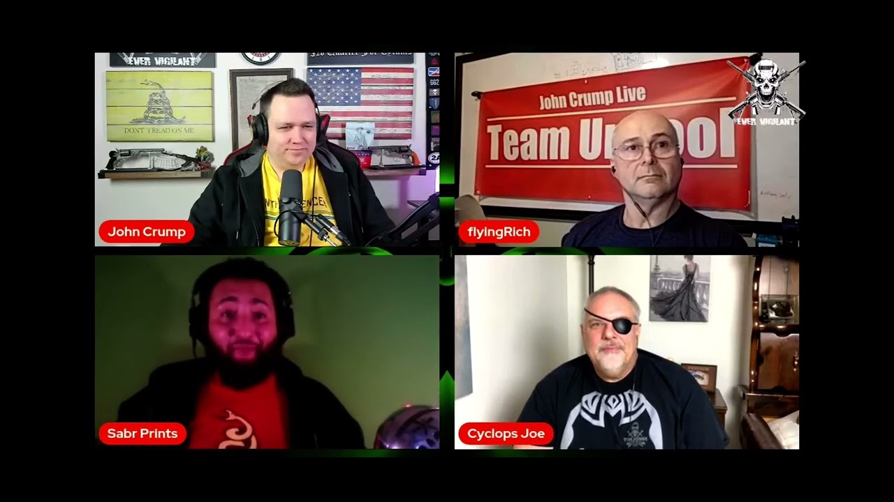 Go check out John Crump Live I came out on it !