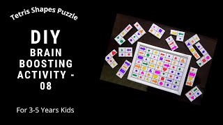 DIY Brain Boosting Activity - 08 |  Tetris Shapes Puzzle