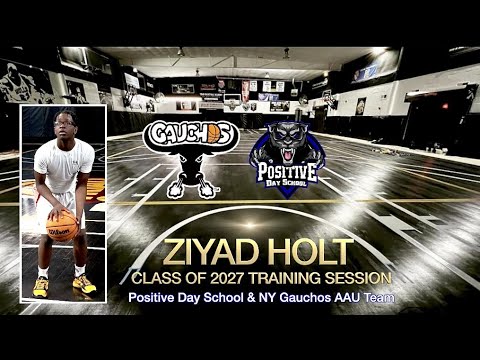 Ziyad Holt class of 2027 Positive Day School & NY Gauchos AAU teams.