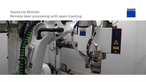TRUMPF sensor systems: Seam tracking SeamLine Remote - right on target