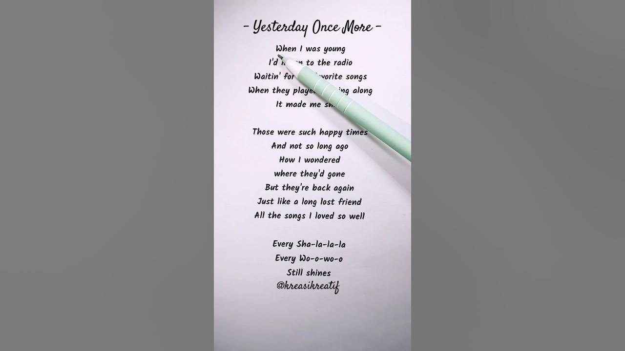 Relive the Magic of "Yesterday Once More" β Carpenters' Nostalgic Melody πΆ Relive the Magic of "Yesterday Once More" β Carpenters' Nostalgic Melody πΆ