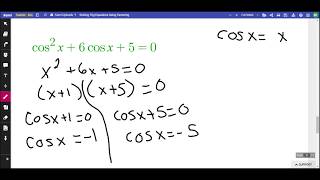 Solving Trig Equations Using Factoring (Part 2)