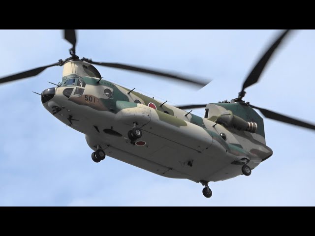 大型輸送 ヘリコプター CH-47JA チヌーク 501号機 ( JASDF) 川崎重工