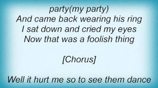 Lesley Gore - Judy's Turn To Cry Lyrics