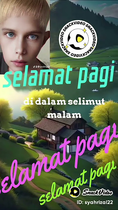 meriam Bellina selamat pagi