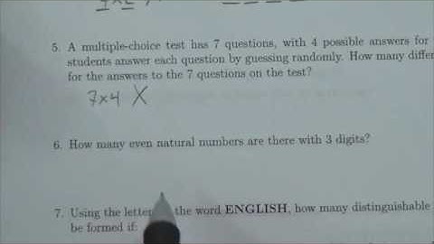 Math 30-2 Permutations and Combinations Review #5