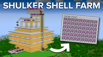 Minecraft Scaffolding Shulker Shell Farm - 1400 Per Hour!