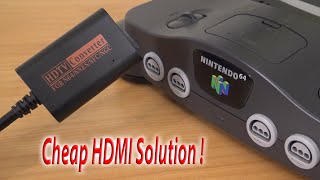 Nintendo 64 HDMI Cheap $15 Adapter in 2021
