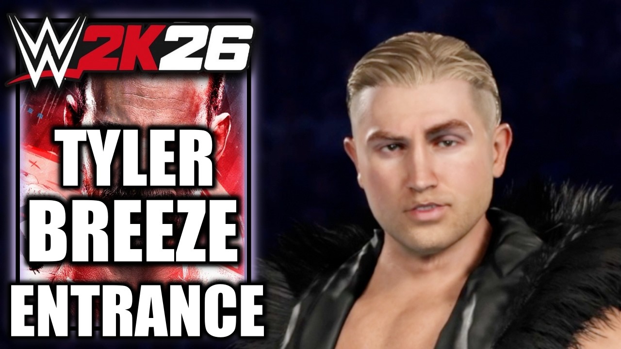 WWE 2K26 Tyler Breeze Entrance Cinematic - YouTube
