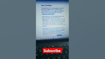 TCS Nqt results declared