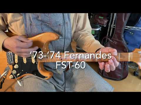 ジャンク　FERNANDES Burny FST-60 現状渡し】Fernandes Burny Stratocaster FST-60 Natural 1970