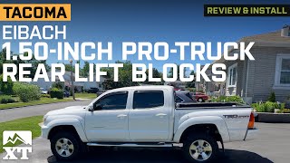2005-2023 Tacoma Eibach 1.50-Inch Pro-Truck Rear Lift Blocks Review & Install