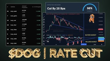 $DOG Pump or Dump from Rate Cut Tomorrow?🤔
