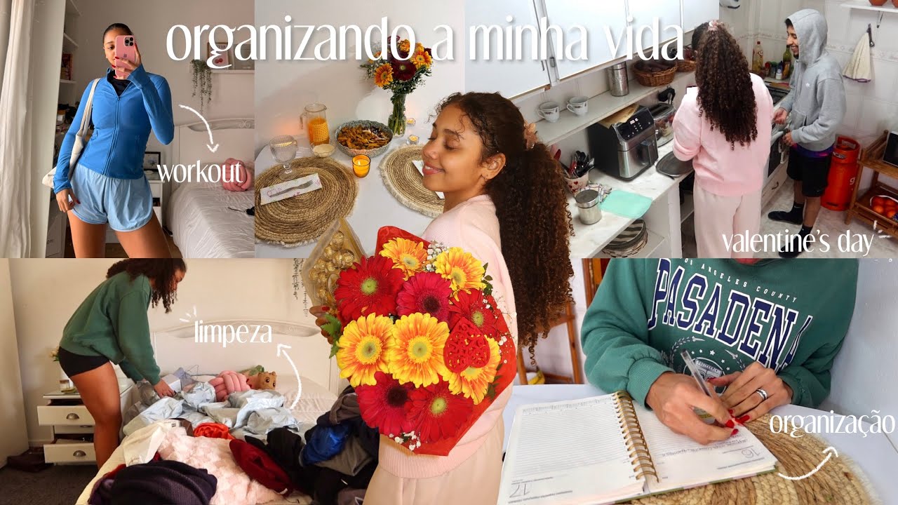 tentando organizar a minha vida | limpeza da casa, de volta aos treinos e valentine’s day