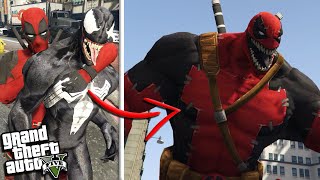 DEADPOOL becomes VENOM (GTA 5 Mods)