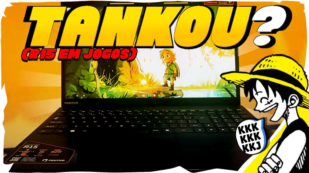 FRITEI jogos FAMOSOS usando o Positivo Vision R15