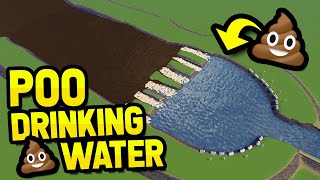 TURNING POOP WATER INTO DRINKING WATER in CITIES SKYLINES