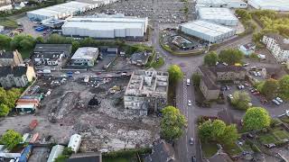 Demolition of Old Victoria Primary School, Falkirk | DJI Mini 5 Pro 360° Orbit