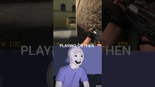 PLAYING CS THEN vs NOW #cs16 #counterstrike #cs2