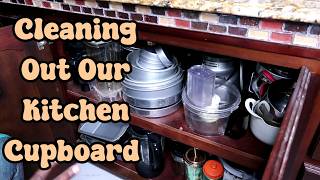 Cleaning Out Our Kitchen Cupboard
