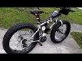 40mph...Mongoose Malus fat tire gas bike with 80cc stinger kit