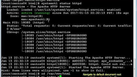 installing apache on centos 7