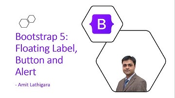 Bootstrap 5: Floating Label, Button and Alert
