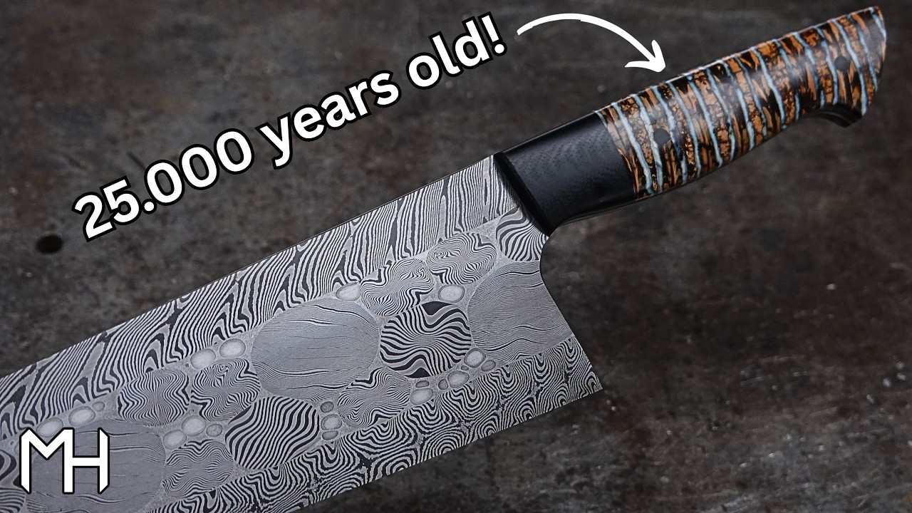 The Most INSANE Damascus Chef Knife we've EVER made | Knifemaking