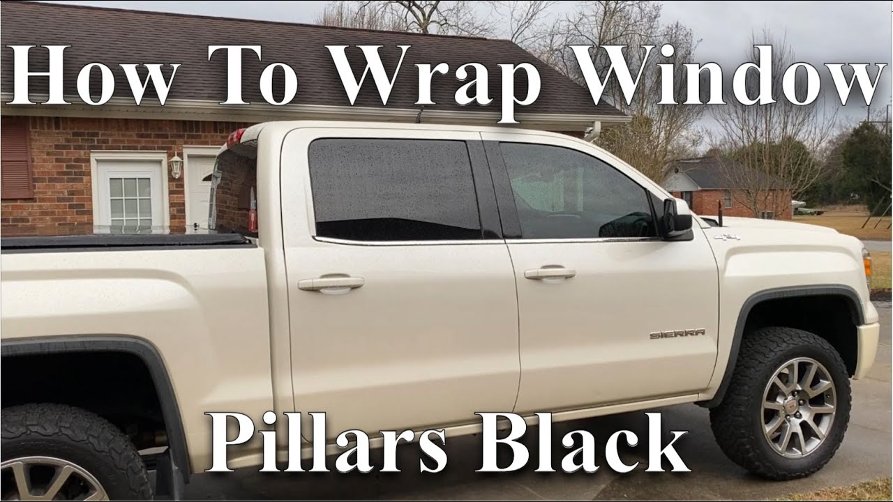 How To Wrap Window Pillars