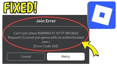 Fix Roblox Join Error Can