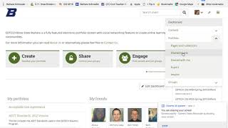 How to Share Mahara Portfolio with Mahara Group