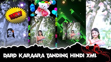 DARD KARARA NEW TRENDING HINDI SONG #xml #love #hindisongxml BY DILIP ÇRËÅTÏØÑ 🗃️🗃️