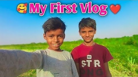🙋😀My first vlog