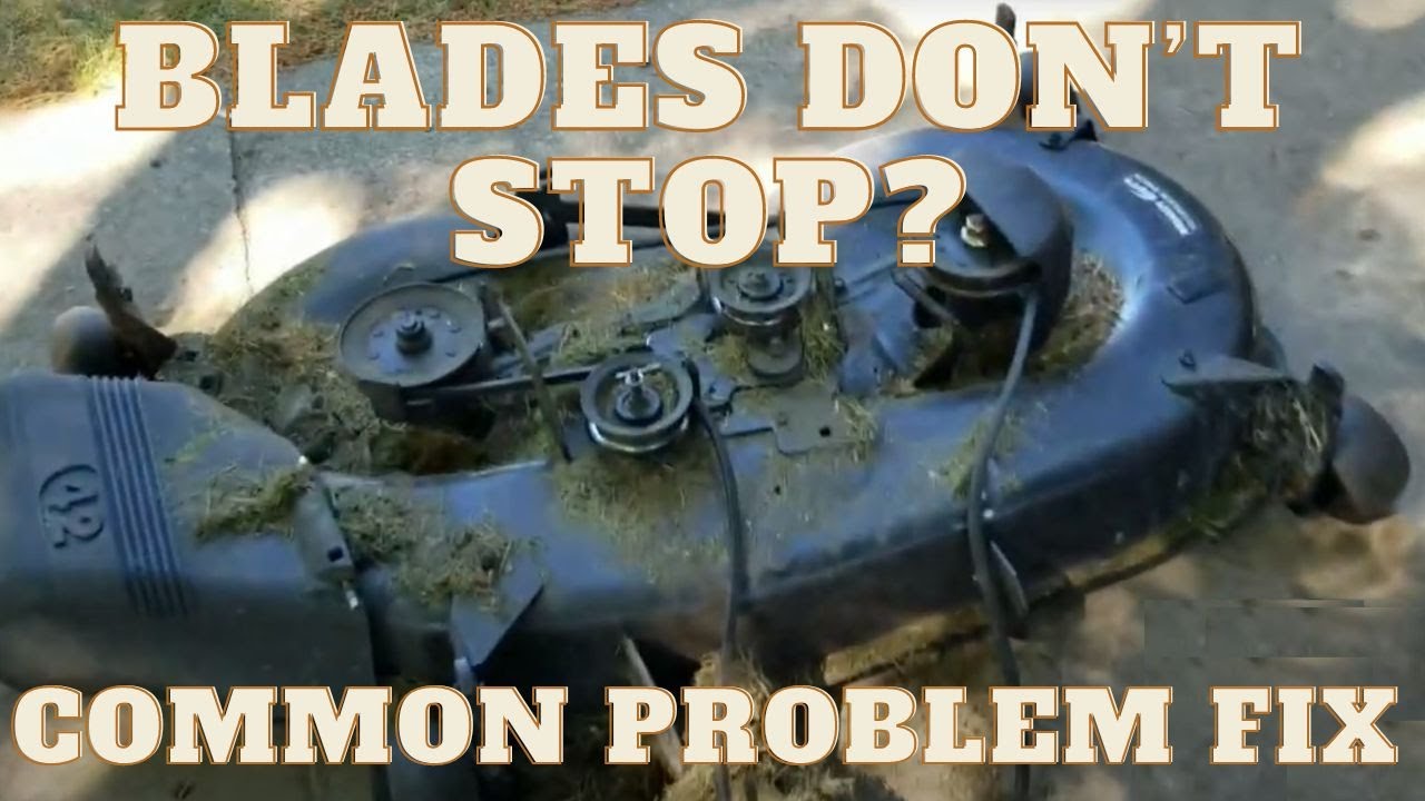 Craftsman/AYP/Husqvarna/Poulan — дека не отключается