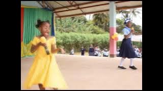 Graduation show... st.ann's primary - Never give up - cover