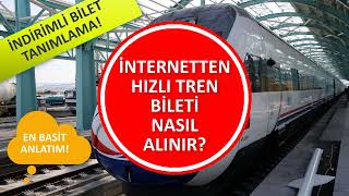 İNTERNETTEN HIZLI TREN BİLETİ NASIL ALINIR? TCDD BİLET ALMA! screenshot 2