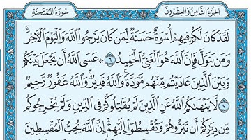 سورة الممتحنة / فضيلة الشيخ صلاح البدير