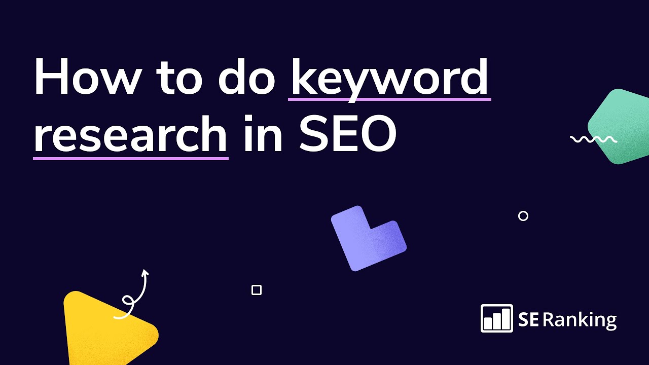 How to do keyword research in SEO - YouTube
