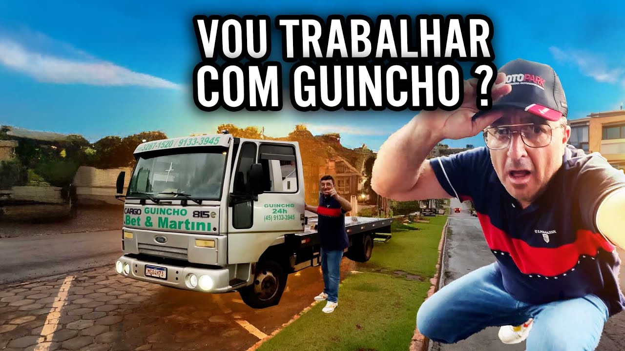 JÁ POSSO TRABALHAR COM GUINCHO?