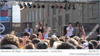 Abandon All Ships - Geeving (Live) SCENE FEST 2011