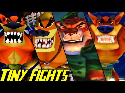 Evolution of Tiny Tiger Battles in Crash Bandicoot Games (1996-2017)