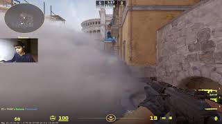 some boosted lvl 8 gameplay on faceit CS2 (dead game)