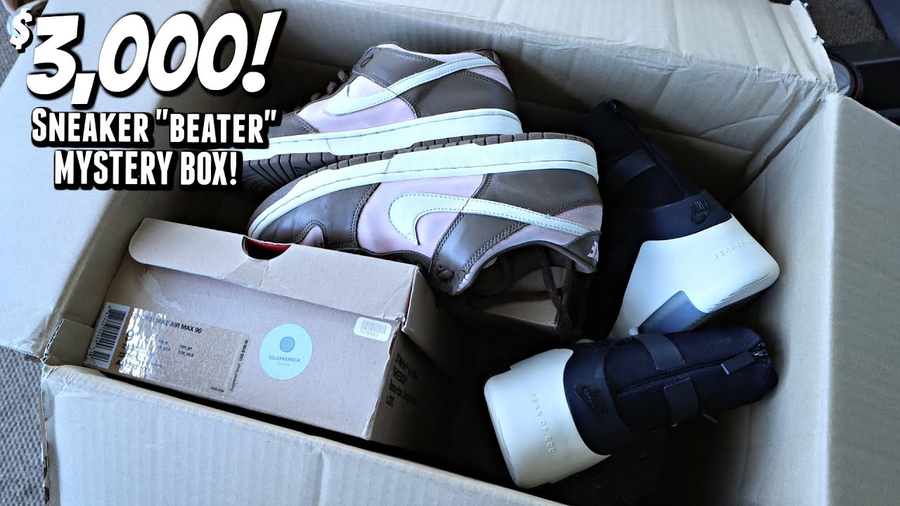 UNBOXING THE CRAZIEST 3,000 SNEAKER MYSTERY BOX! (BEST VALUE EVER