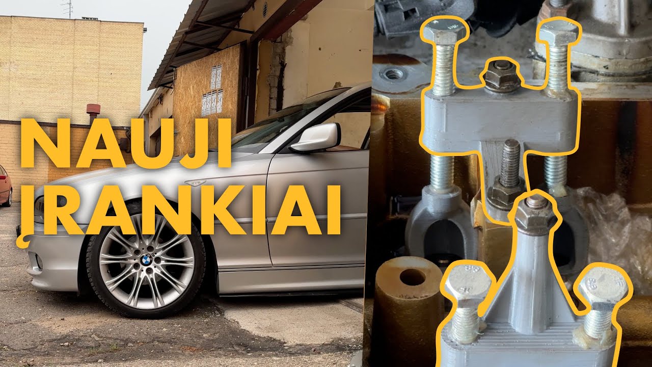 BMW n46 valve stem seals replacement / BMW n46 vožtuvų gumelių (riebokšlių) keitimas