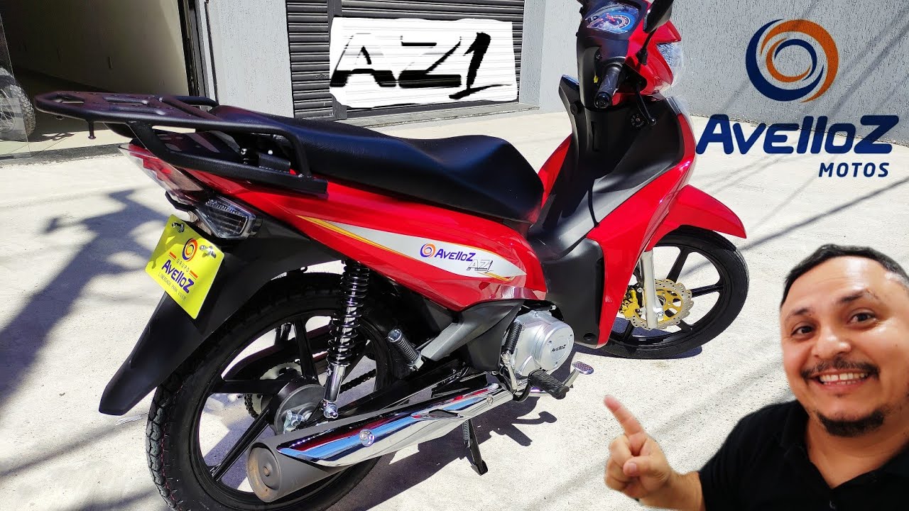 Nova Avelloz Az1 50cc Edição com Suporte 🤩 - YouTube