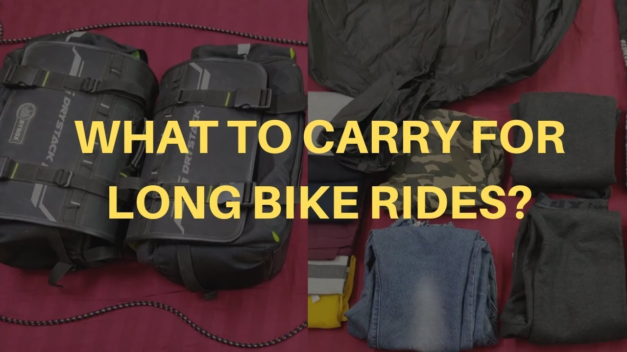 Preparation for Long Bike Rides Necessary Things to Carry Ladakh Ride Preparation YouTube